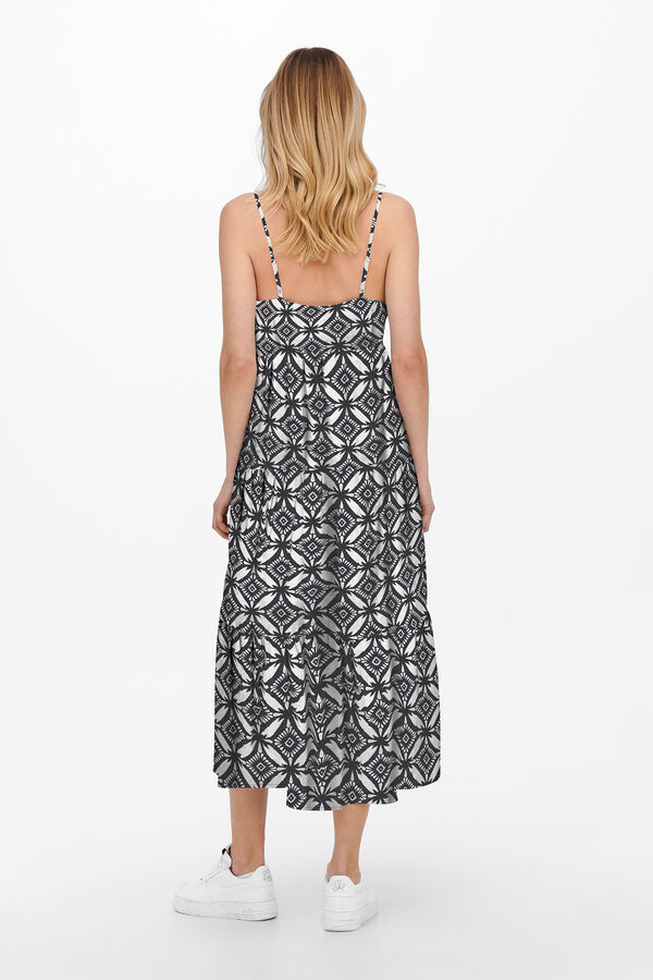 Only Vestido largo regular fit rosa