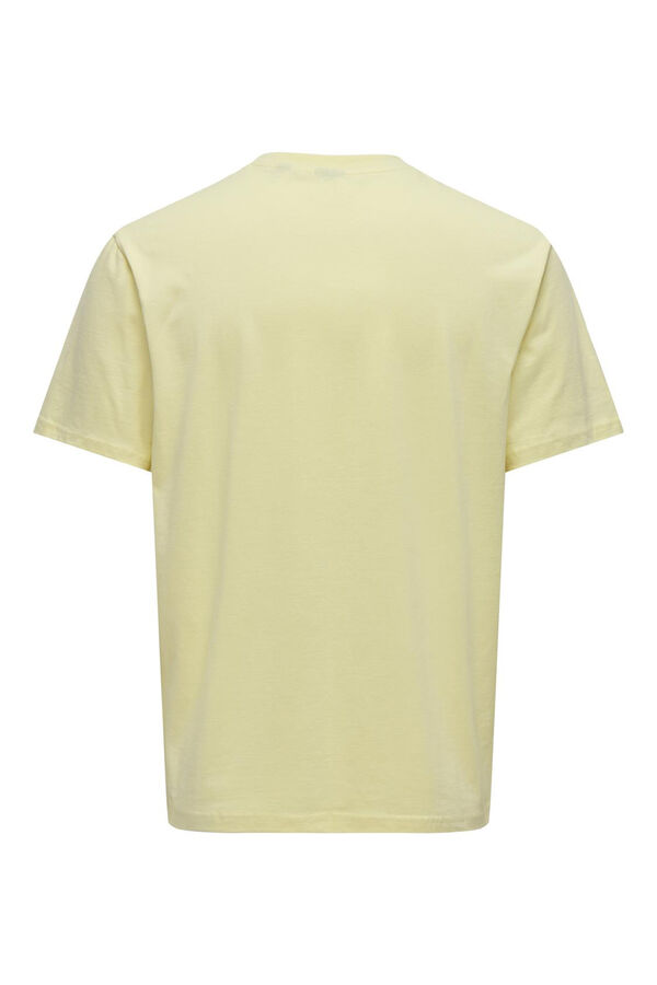 Only & Sons Camiseta manga corta amarillo