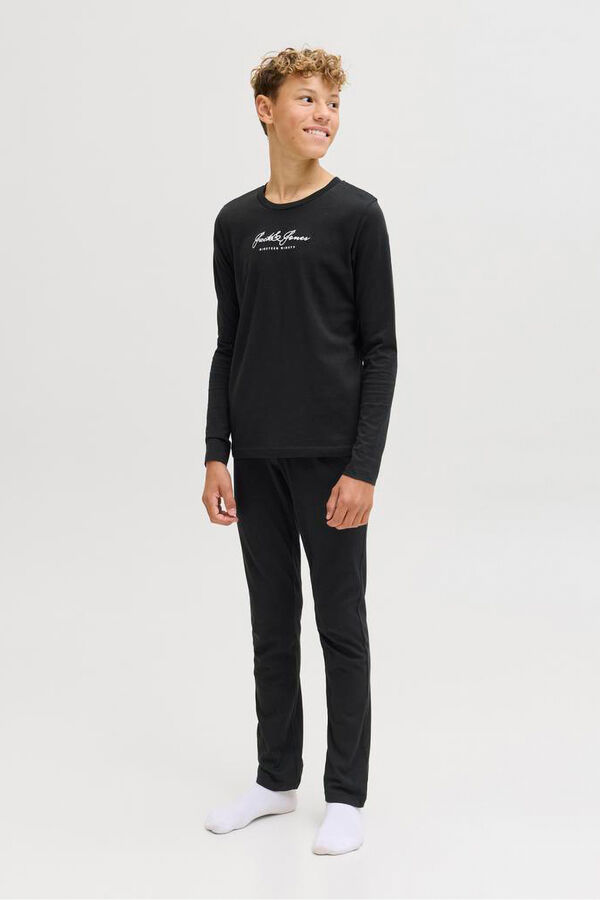 Jack & Jones Junior Conjunto de pijama com logo preto