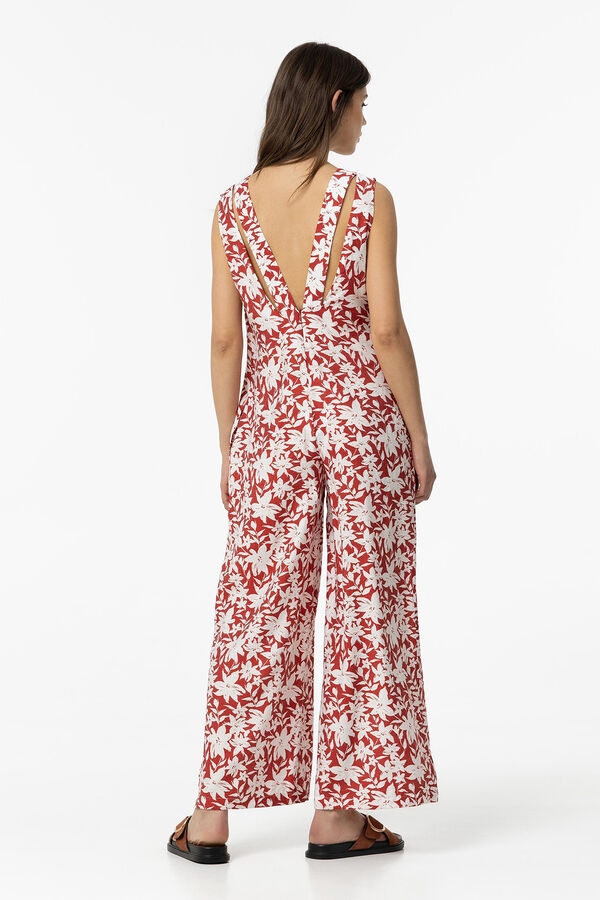 Tiffosi Mono Estampado Floral rojo