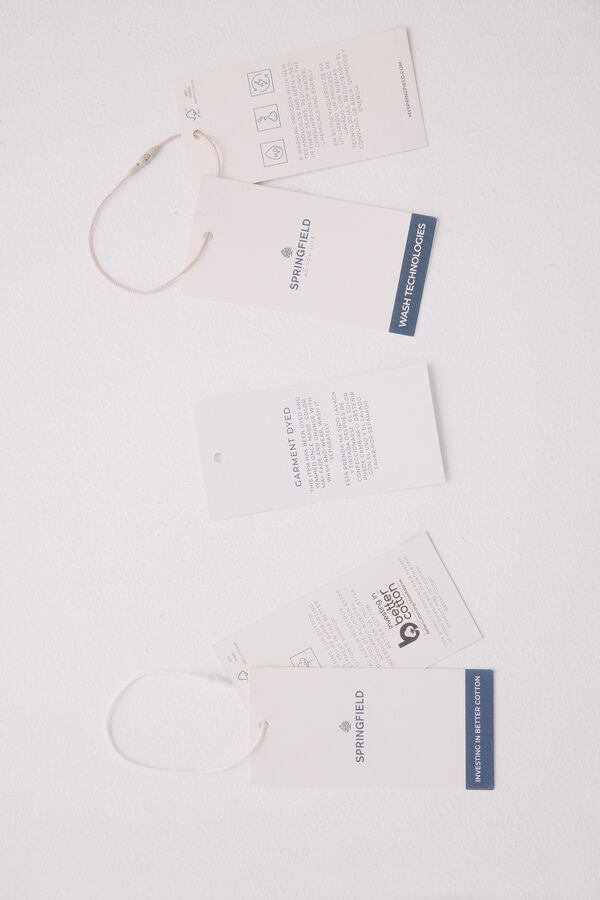 Springfield Cal&ccedil;as justas, lavagem clara, 5 bolsos bege