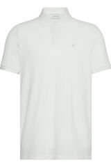 CK Jeans Polo pique blanco