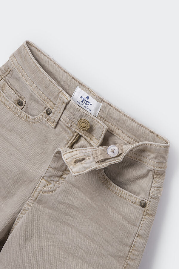 Springfield Kids Bermudas 5 bolsillos ni&ntilde;o beige