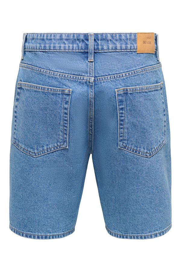 Only & Sons Bermuda vaquera azul