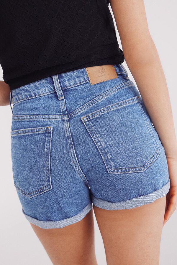 Springfield Shorts de m&atilde;e  azul