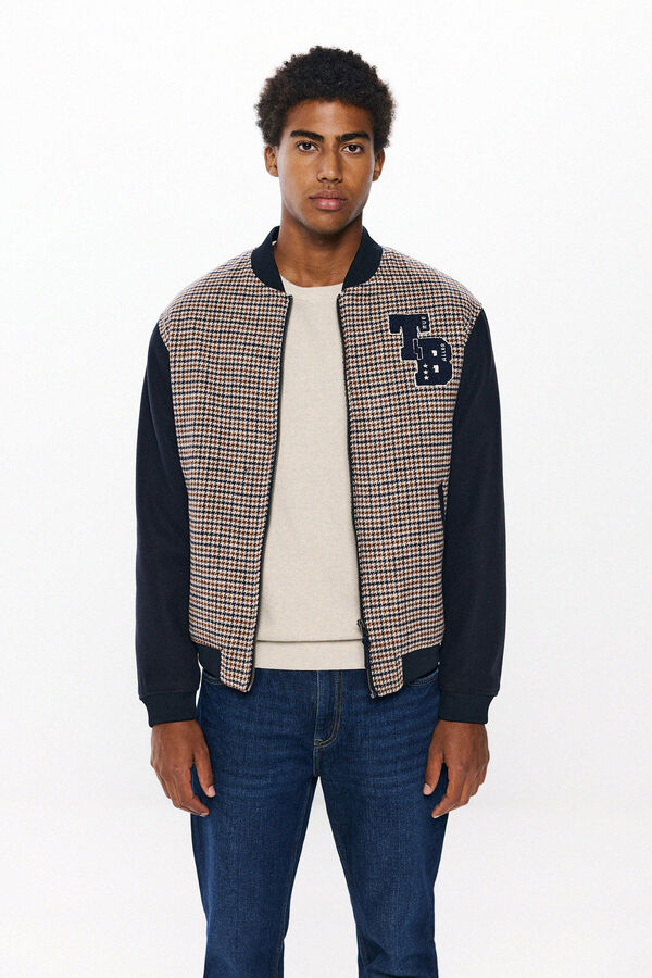 Springfield Bomber combinada varsity cuadros azul