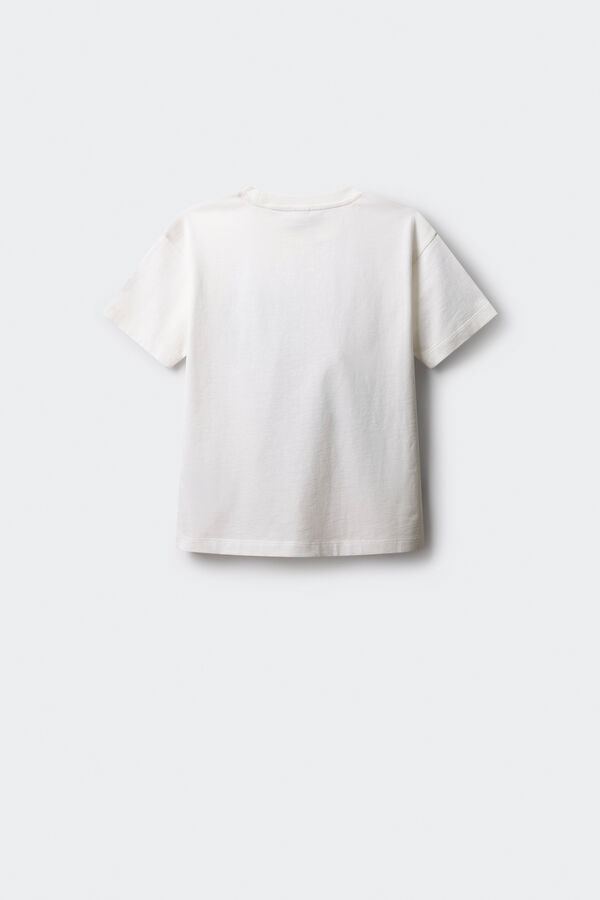 Springfield Kids Camiseta Mosaico para meninos bege