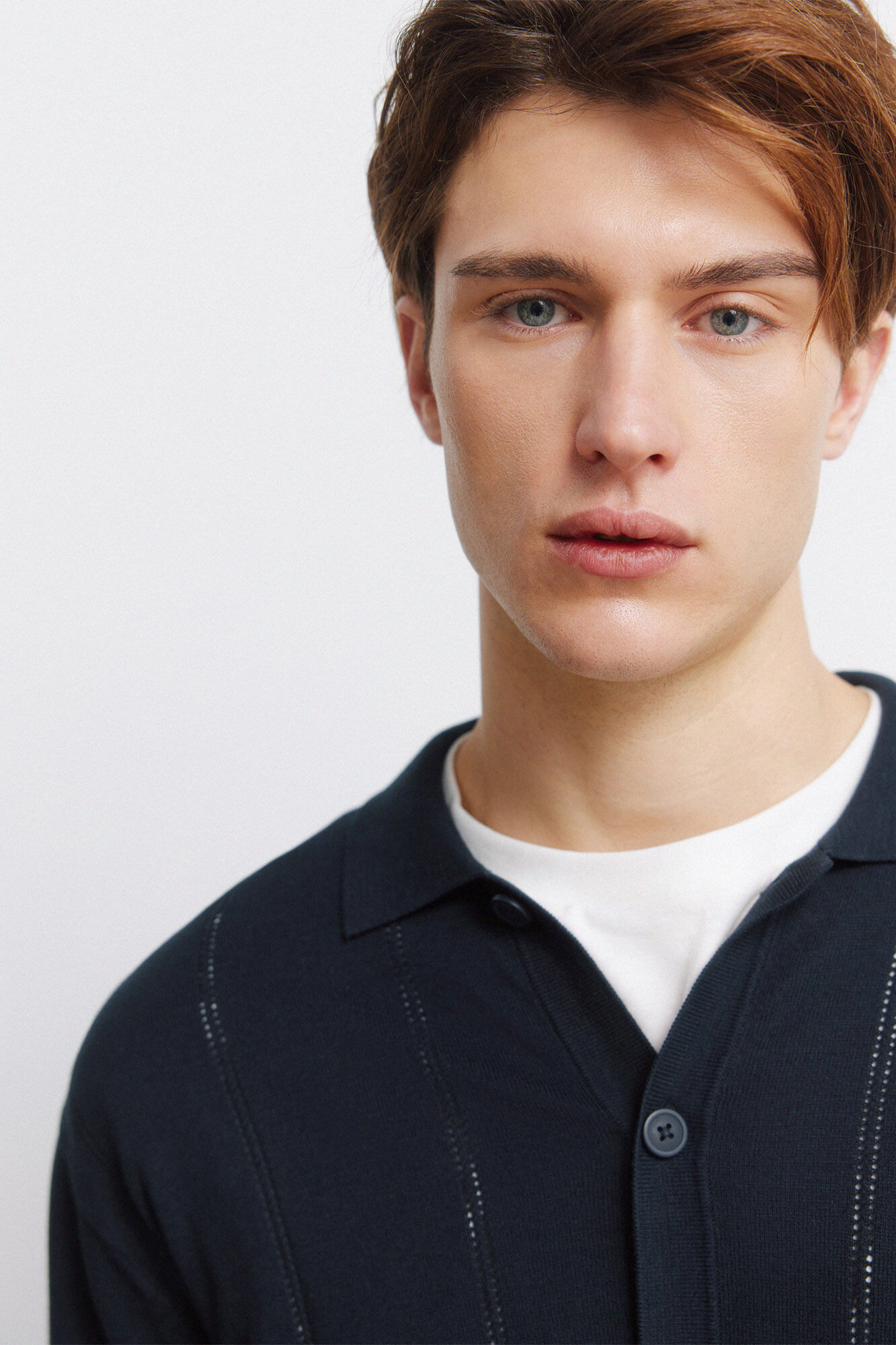 Springfield C&aacute;rdigan botones cuello polo