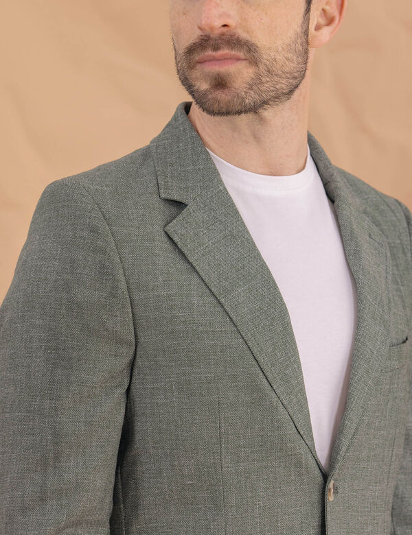 Celopman Chaqueta de traje verde