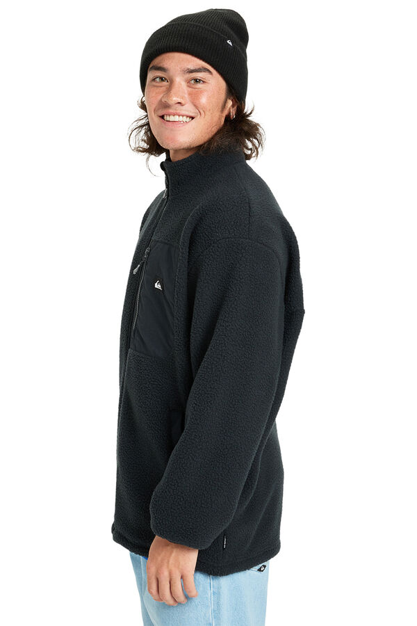Quiksilver Clean Coast - Polar con cremallera para hombre negro