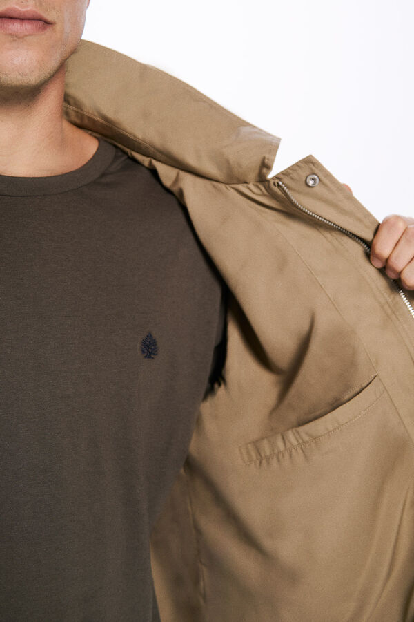 Springfield Parka corta ligera beige