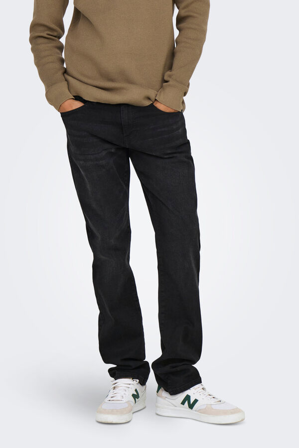 Only & Sons Jeans regular fit negro