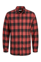 Jack & Jones PLUS Camisa plus size xadrez slim fit vermelho
