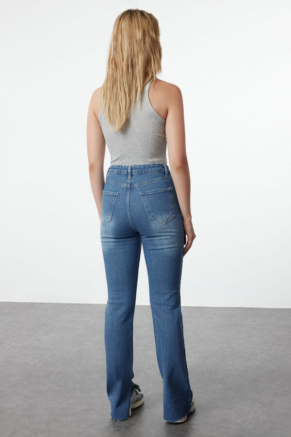 Trendyol Jeans flare azul