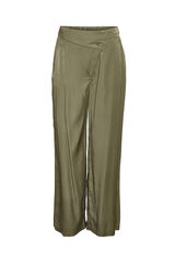Noisy May Pantallon estilo palazo kaki