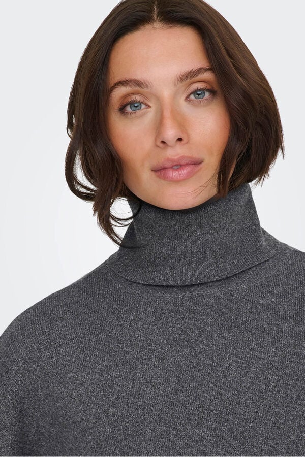 Only Camisola de gola cinzento