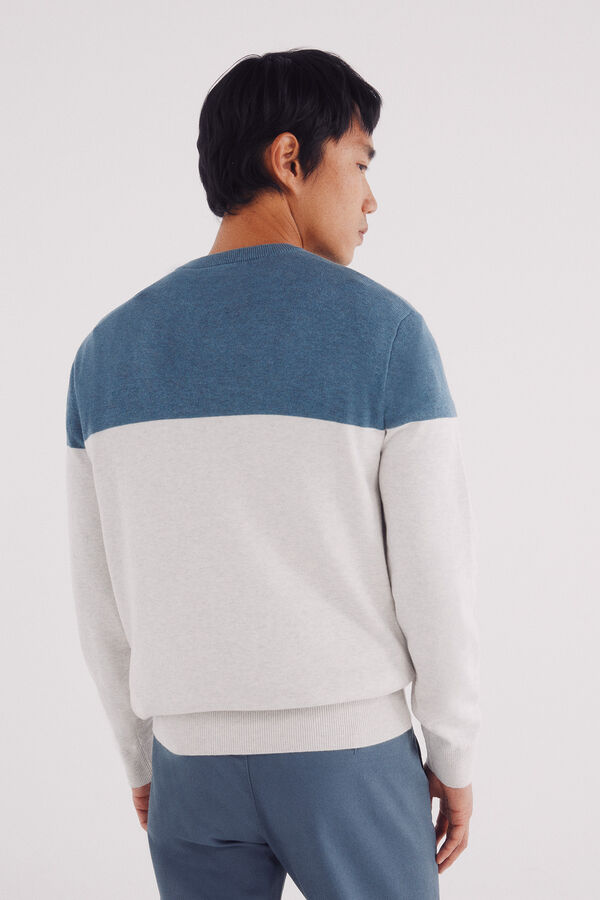 Springfield Jersey b&aacute;sico bloque color gris