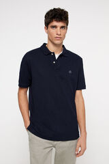 Springfield Polo piqu&eacute; b&aacute;sico regular fit azul