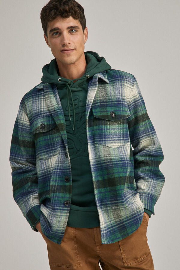 Springfield Sobrecamisa xadrez verde