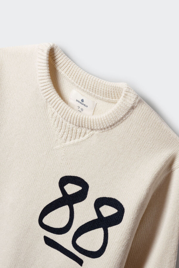 Springfield Kids Camisola "brave 88" de crian&ccedil;a branco