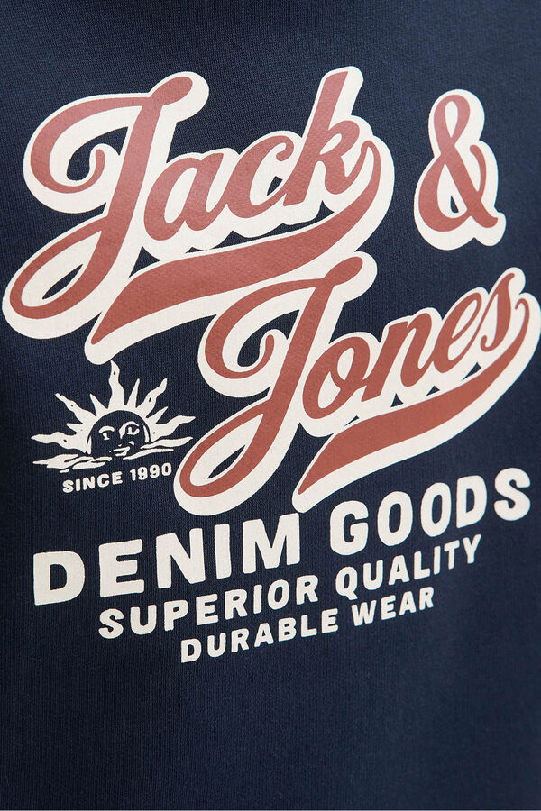 Jack & Jones Junior Sweatshirt logo grande azul