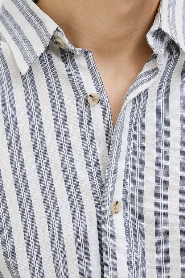 Jack & Jones Camisa de manga curta com ajuste confortável azul