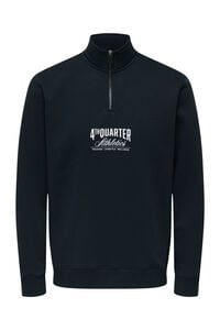 Only & Sons Sweatshirt com fecho-&eacute;clair