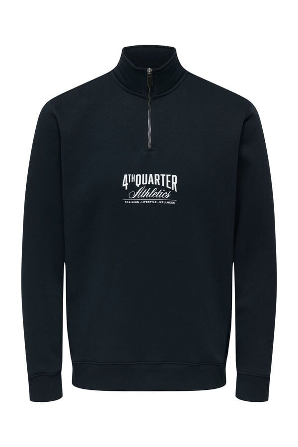 Only & Sons Sudadera con cremallera negro
