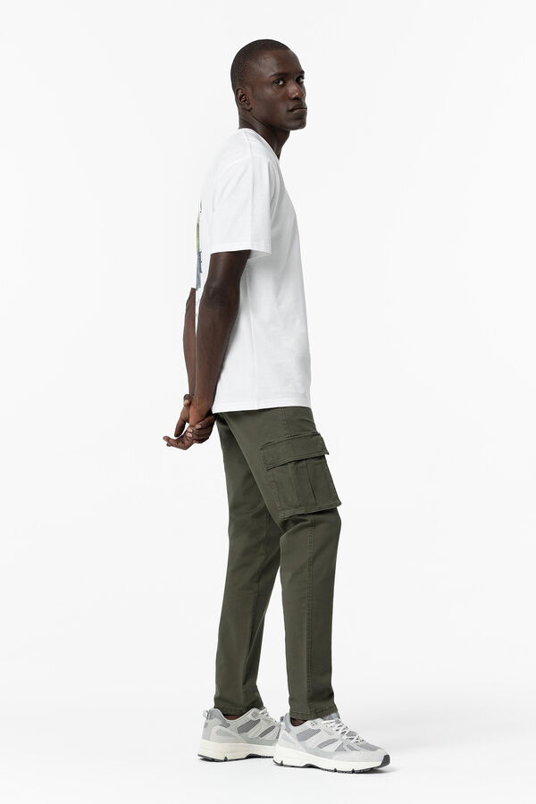 Tiffosi Pantal&oacute;n Cargo Comfort Fit verde