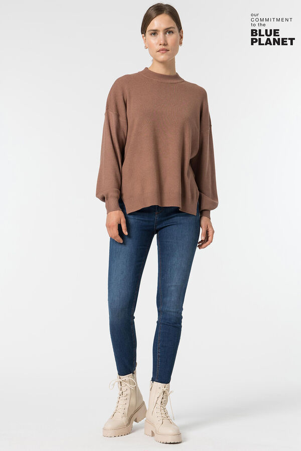 Tiffosi Jeans Skinny Tiro Alto azul