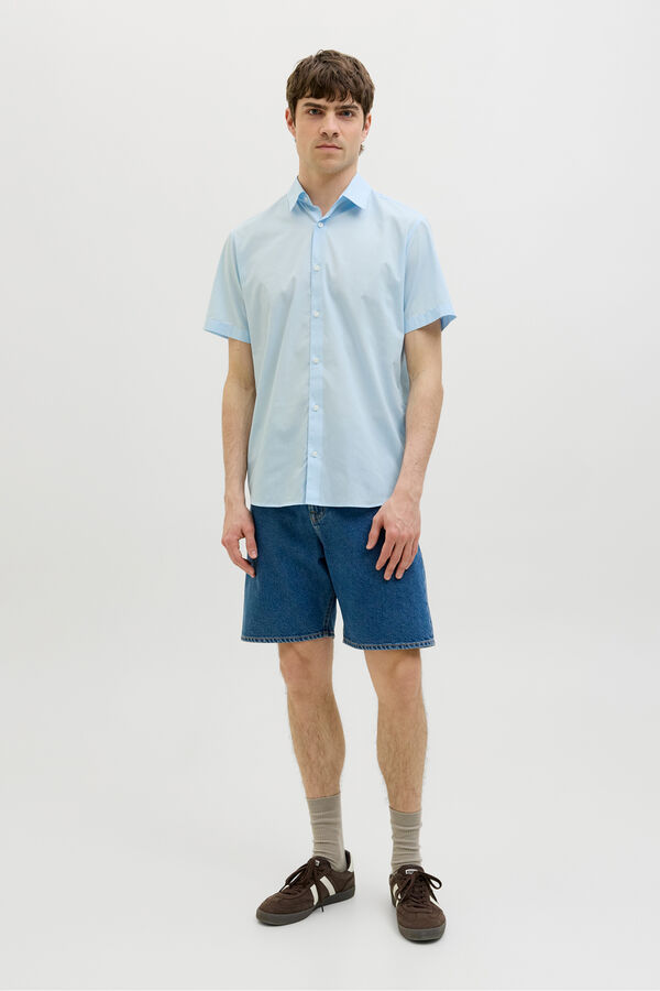 JJ REBEL Camisa regular fit azul