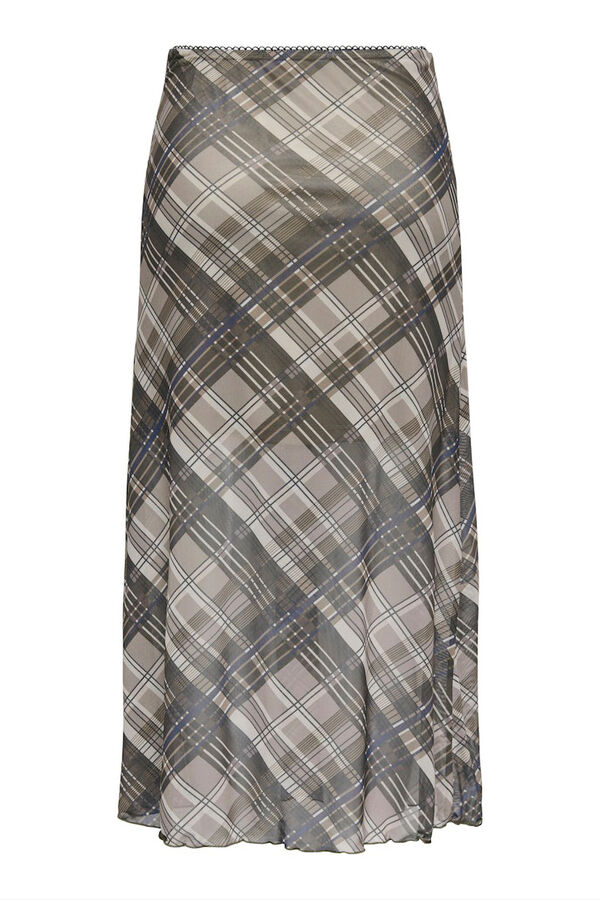 Only Saia midi de chiffon  cru