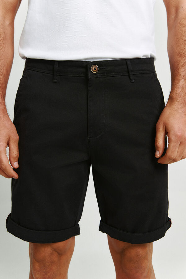 Jack & Jones Bermuda chino regular fit negro