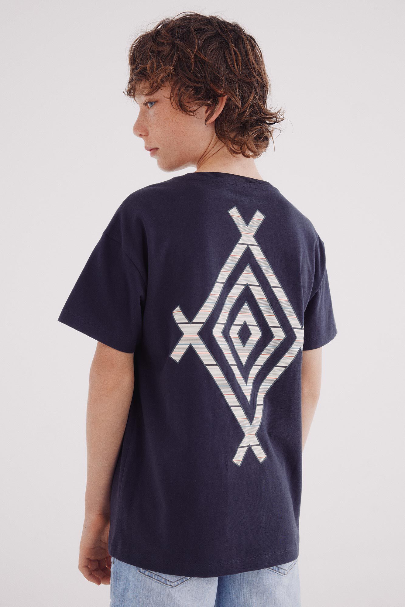 Springfield Kids Camiseta infantil losango