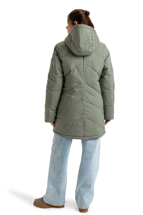 Roxy Casaco capuz com capuz feminina Better Weather bege