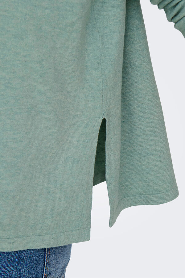 Only Camisola às riscas verde