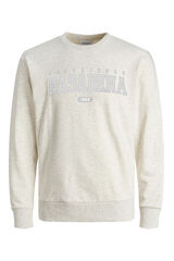 Jack & Jones Sweatshirt padr&atilde;o branco