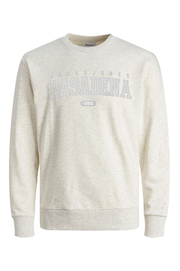 Jack & Jones Sweatshirt padr&atilde;o branco
