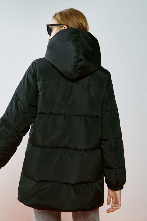 Springfield Abrigo Plumas Repelente al Agua negro