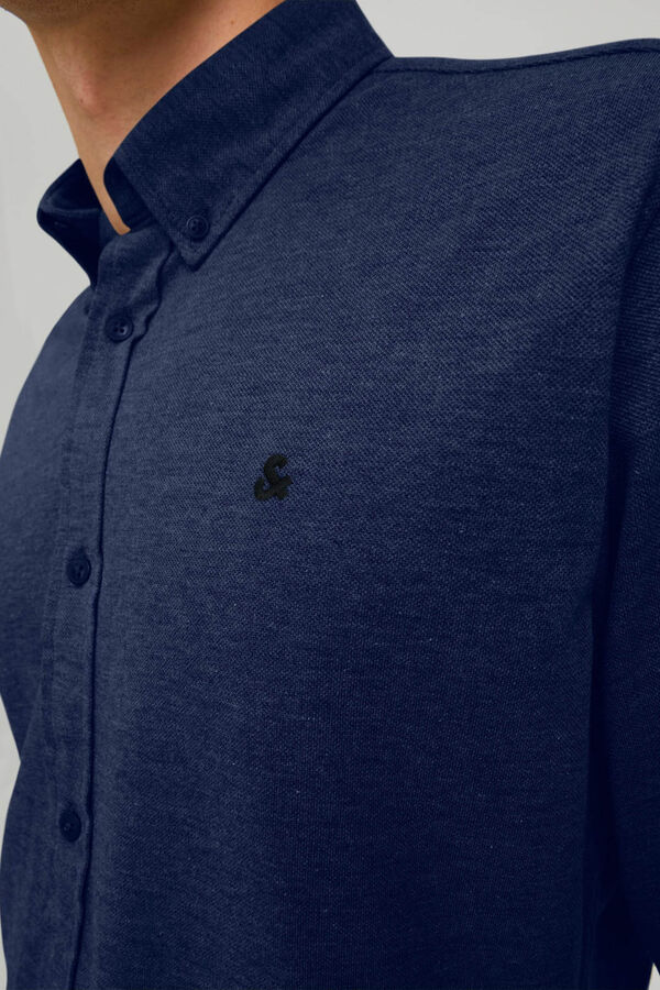 Springfield Camisa slim navy