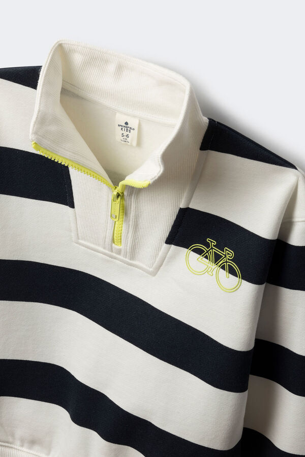 Springfield Kids Sudadera rayas ni&ntilde;o azul