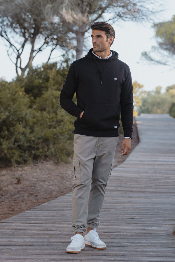 Celopman Sudadera B&aacute;sica Cuello Caja azul