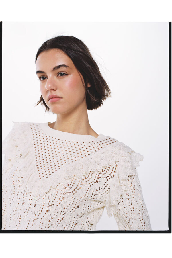 High Spirits Jersey Lyrical blanco