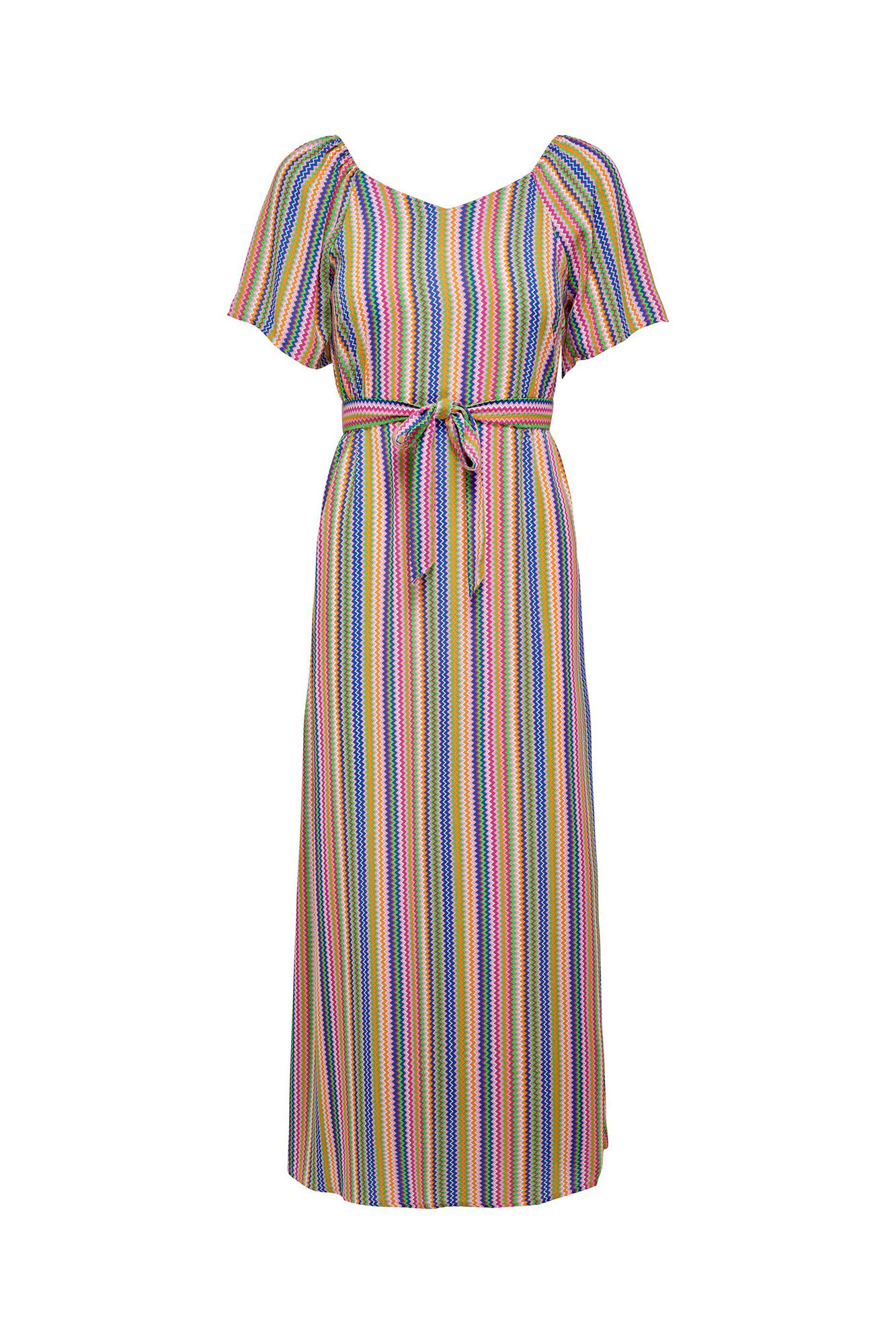 Only Langes Kleid V-Ausschnitt