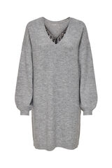 Only Vestido de punto gris