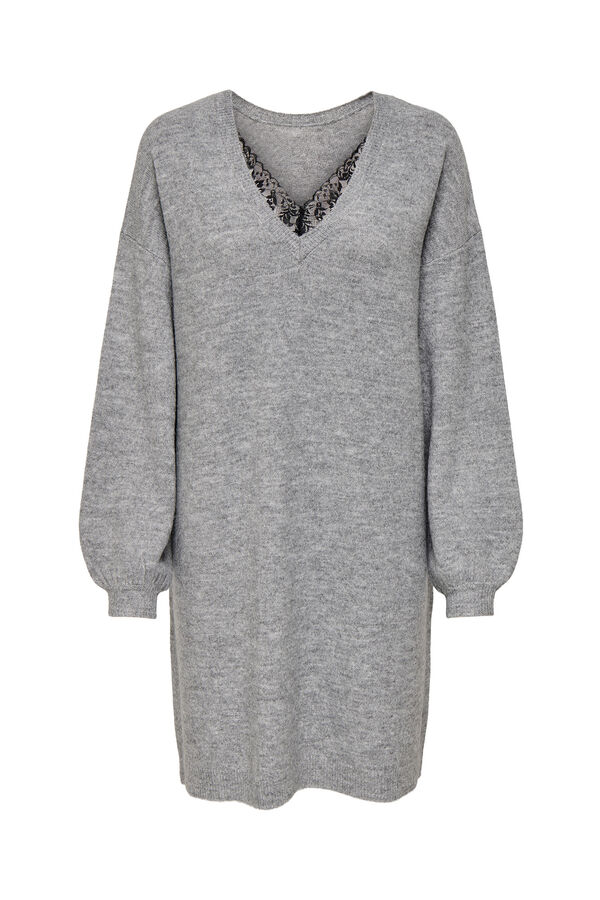 Only Vestido de punto gris