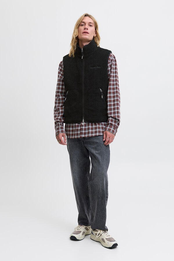 Jack & Jones Chaleco polar negro