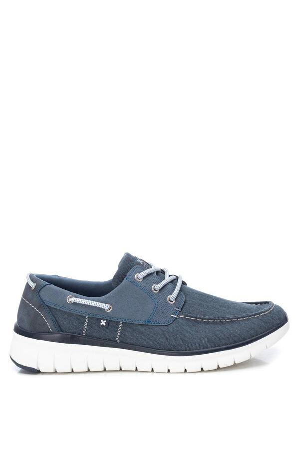 XTI zapato de hombre textil azul