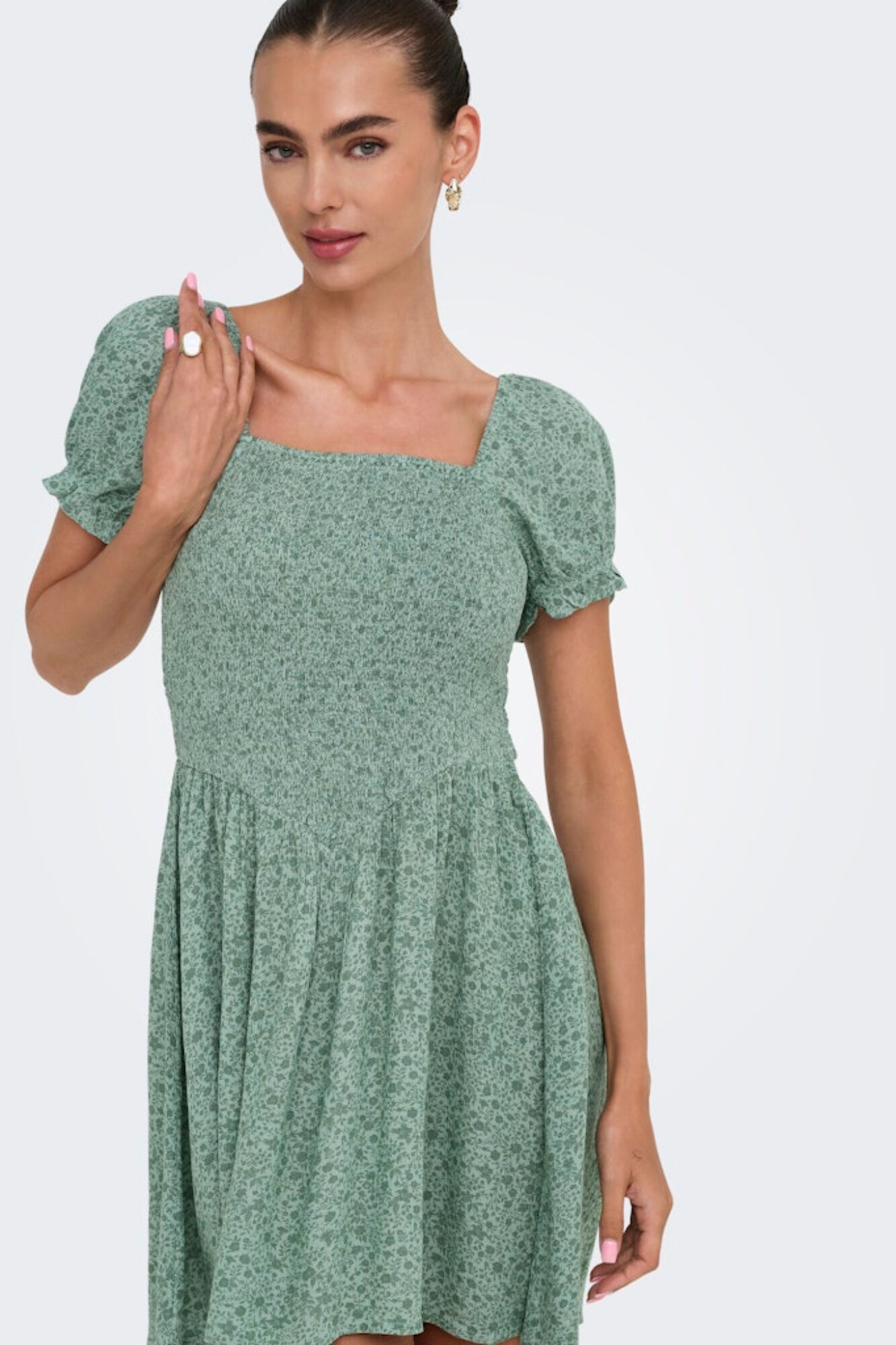 Only Vestido corto smock
