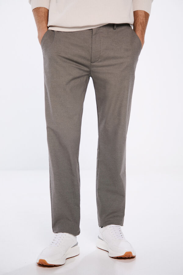 Springfield Cal&ccedil;as cal&ccedil;as chino com estrutura bicolor cru